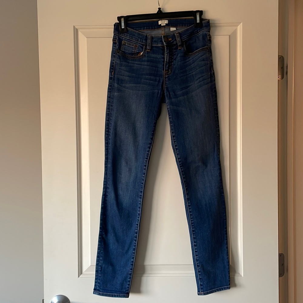 Jcrew Stretch Skinny Jeans medium wash